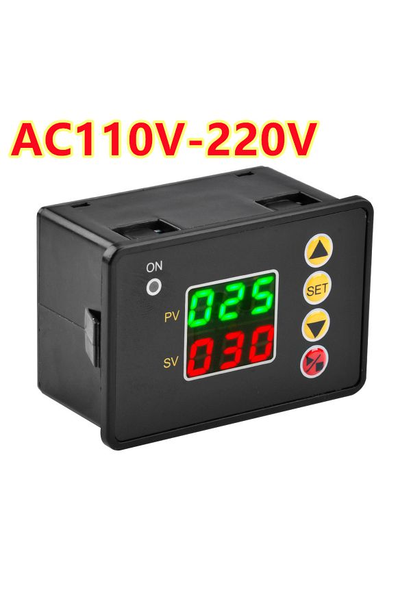 Aideepen-Ac110-220v 0-999s/min/hour T2310 Digital Time Controller Countdown Timer Switch Dc 12v 24v A220vc 11 1