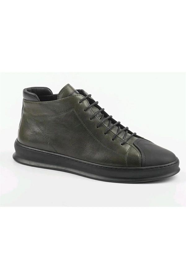 JAMES FRANCO-5588 Rubber Sole Leather Men's Casual Boots 1