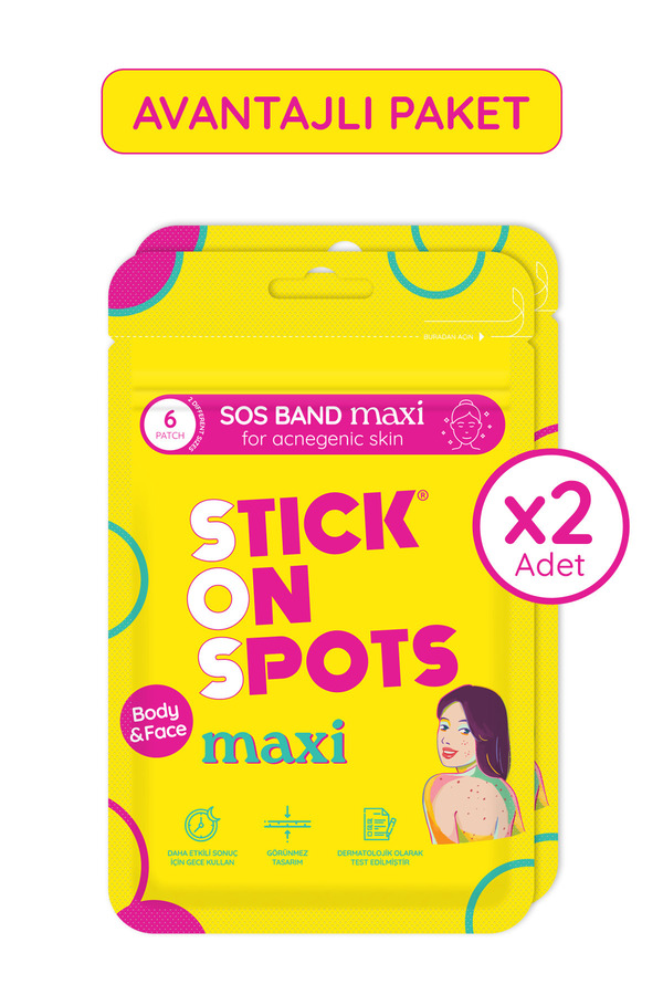 Stick On Spots-Sos Band Maxi(6 Patch)X2 1