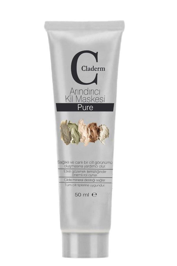 Claderm-50 ml Clay Mask – Pure 1