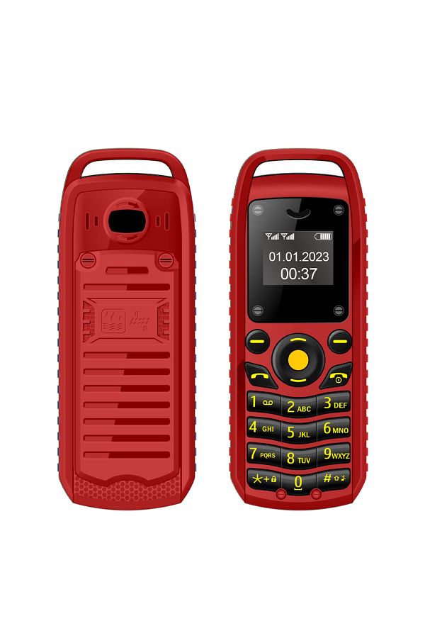 Choice-Red SERVO B25 Button Mini Mobile Phone 2 SIM Standby Bluetooth Dialing Surround Wear Blacklist Small 1