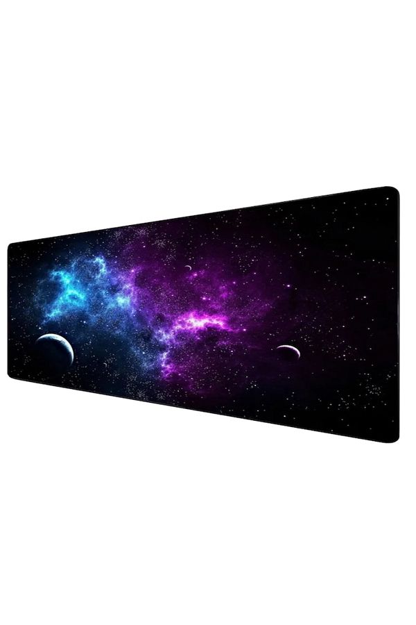 varioshop-VarioShop® gaming mousepad, galaxy model, made of flexible, non-stick, durable material 1
