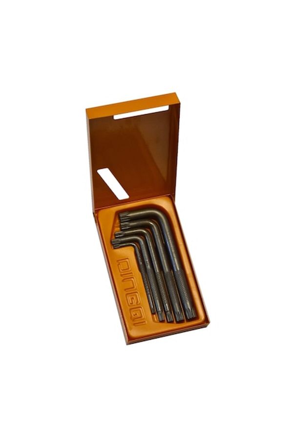 Globalport Retail-Set 5 chei imbus Spline tip L, Otel, M5, M6, M8, M10, M12, cutie depozitare incluse 1