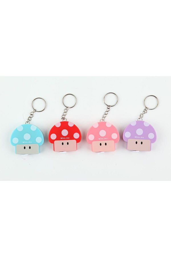 ŞERİFOĞLU-Mushroom Tape Measure Set of 4 Different Colors 1