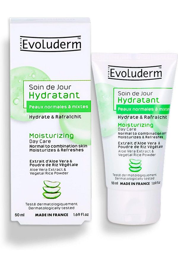 Evoluderm-Evoluderm Moisturizing Day Care Cream 50 ml – Hydrating Formula for Normal to Combination Skin 1