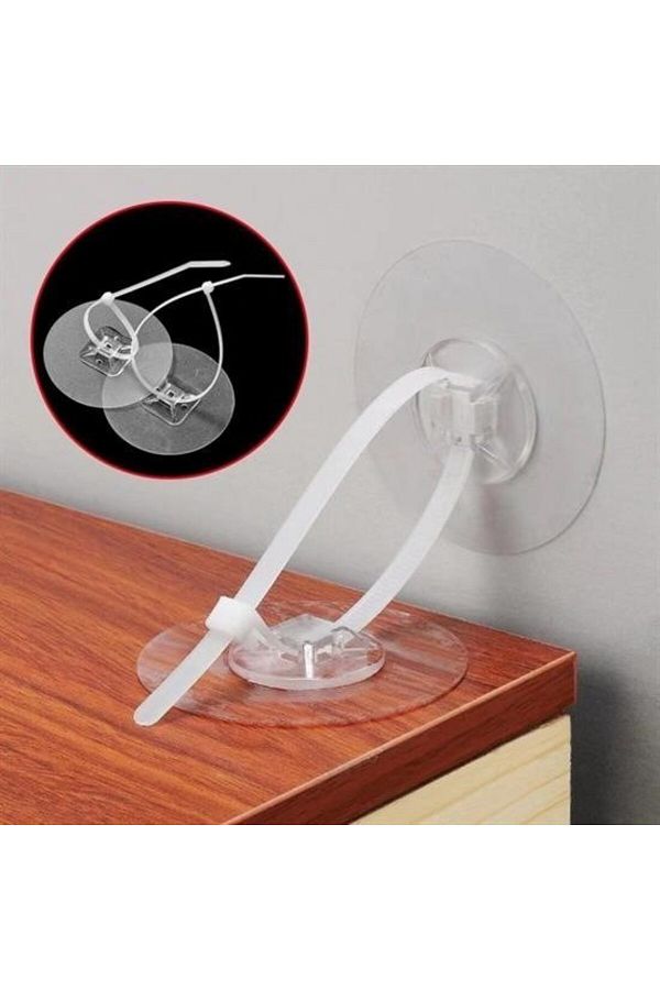 Skygo-BUFFER® Adhesive Item Fixing Apparatus Earthquake Safety Child Protection Fixing Apparatus 1 Pair 1