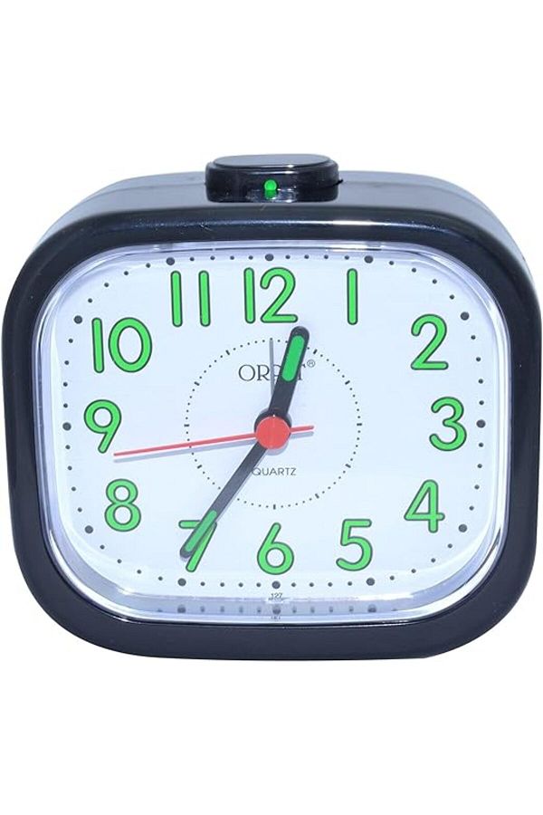 ajanta-Orpat Compact Beep Alarm Clock – Black – Loud Alarm – Analog Dial – Ideal for Home & Travel 1