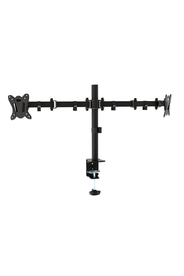 Omega-Desk stand for 2 monitors, Omega 45064, 13'-27', maximum height 400mm, 180° rotation and 70° tilt 1