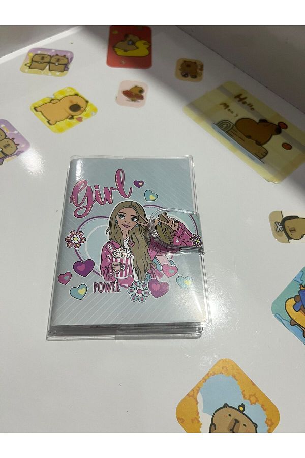demirosa-Mini Notepad with 1 Cute Girl Character – for School and Daily Use 1