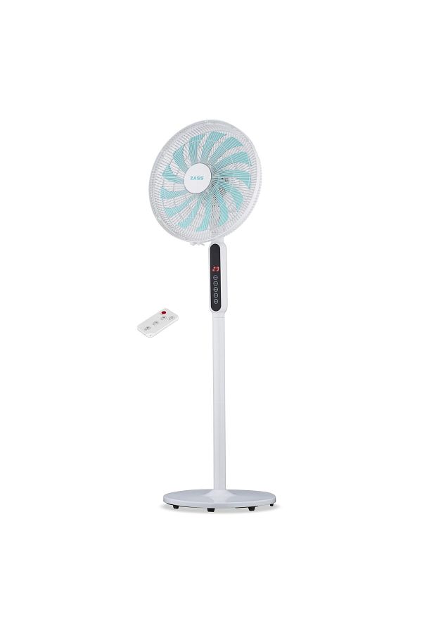 Zass-Fan with adjustable foot and remote control Zass ZFTRA 1609, 55 W, 3 speed,Timer, touch panel LED 1