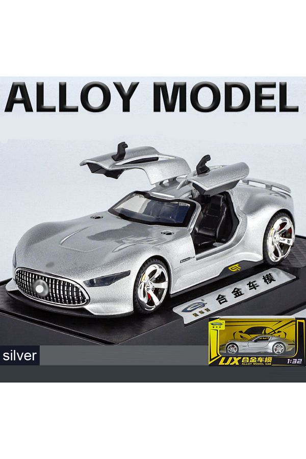 Choice-Silver-no Box 1: 32 Bens-amg Gt Alloy Car Model High Simulation Diecasts Toy With Sound And Light Pu 1