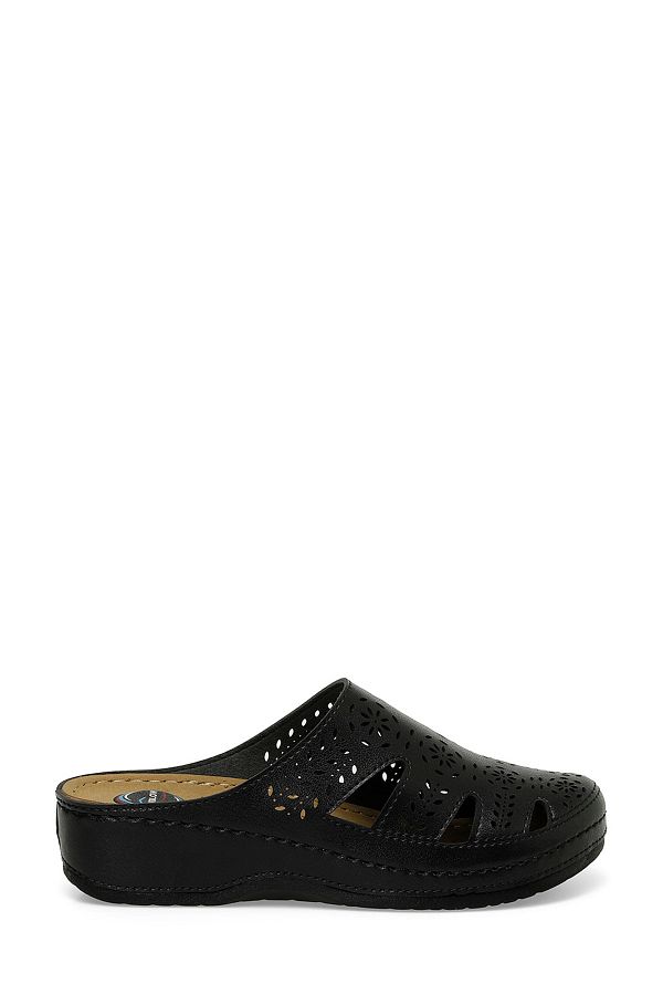 Polaris-164347.Z4Fx Black Women's Slippers 1