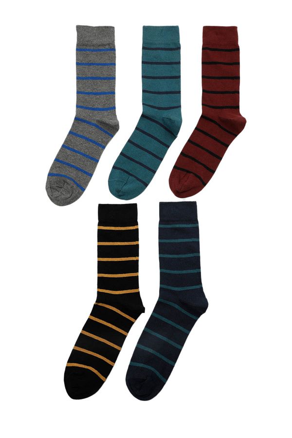 Polaris-Plain 5Li Skt-M 4Pr Multicolor Men's Socks 1