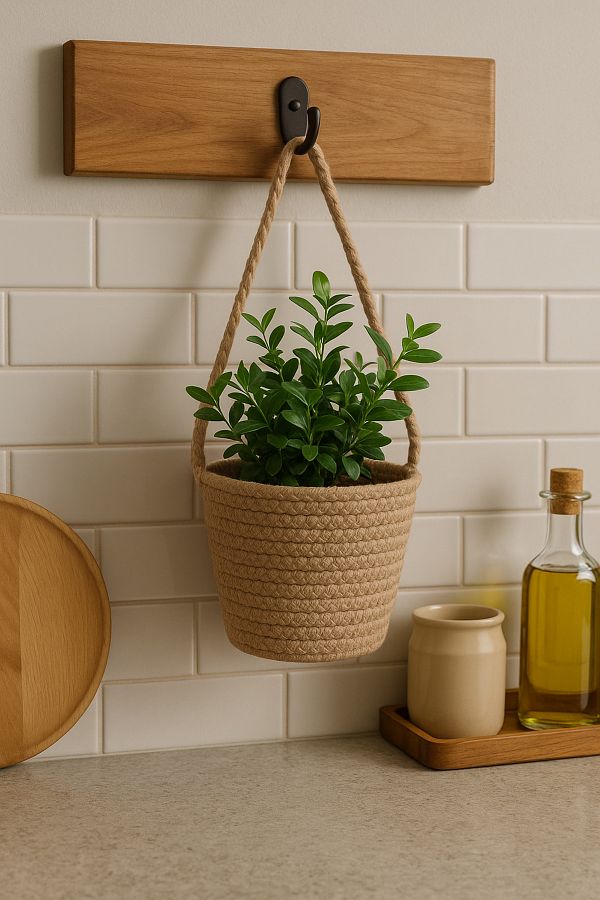 EGE ÖRGÜM-Basket Decorative Multi-Purpose Basket 15X15 cm 1