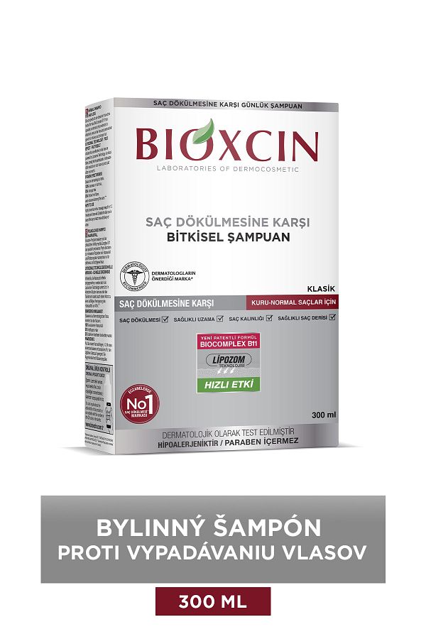 Bioxcin-Klasický šampón pre suché a normálne vlasy- 1