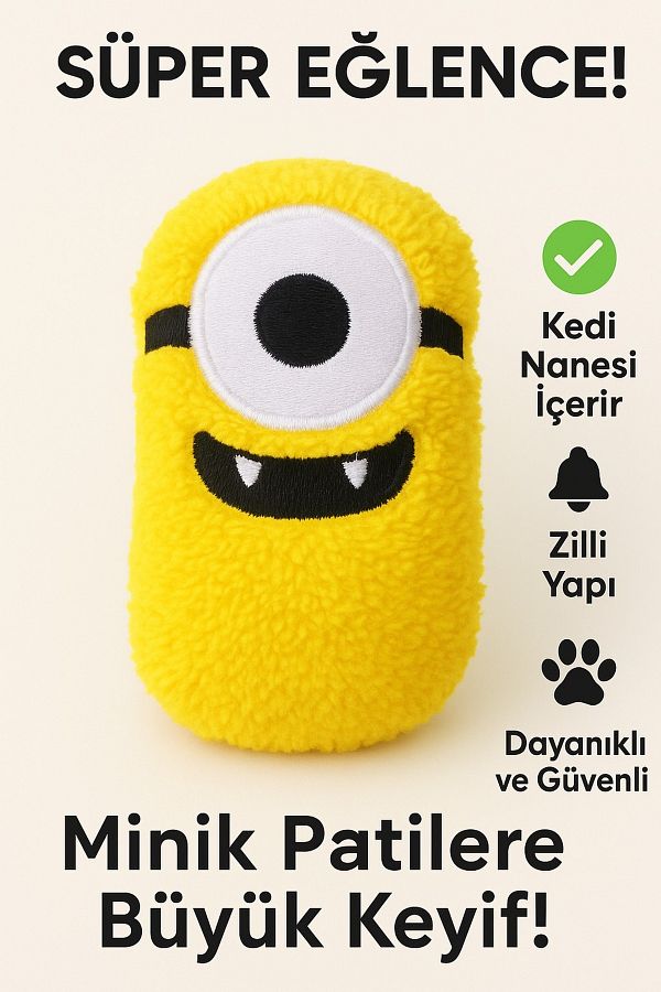 Dalipet-Cat Toy Plush Interactive with Catnip and Bell, Stress Reducer, Relaxing Playmate 1
