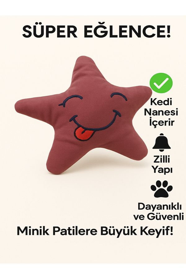 Dalipet-Cat Toy Plush Interactive with Catnip and Bell, Stress Reducer, Relaxing Playmate 1