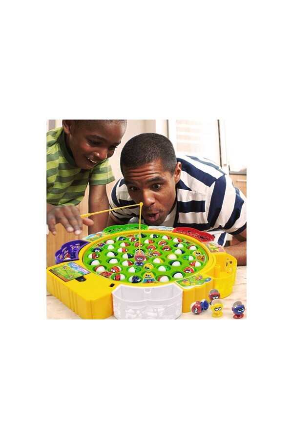 Genel Markalar Toys Balık Tutma Oyunu Pilli Sesli Oltalı Büyük Boy - 45 Balık 5 Olta