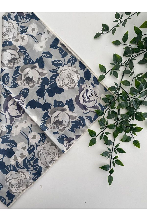 İpekhan-Nevbahar Pattern Thin Cotton Scarf 1
