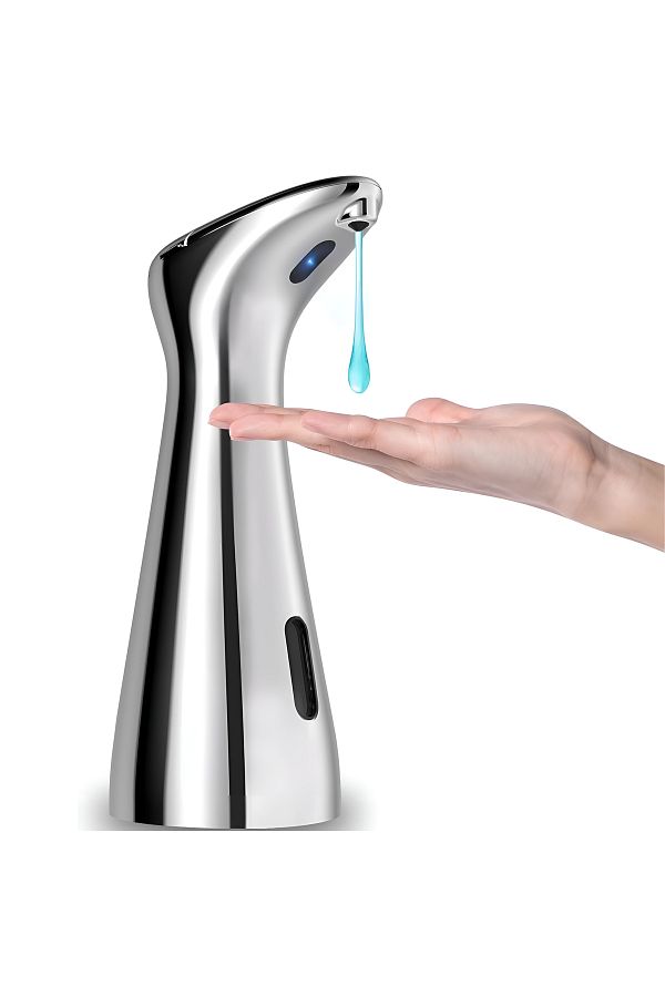 ZEQAS-Dozator Automat Săpun Lichid ZEQAS Touchless Senzor, ABS, PC, Impermeabil, Baie, Bucătărie, Argintiu 1