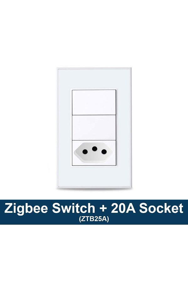 Choice-20A Socket Switch Zemismart Zigbee Smart Brazil Socket 10A 20A Outlets Work with Tuya Smart Life App 1