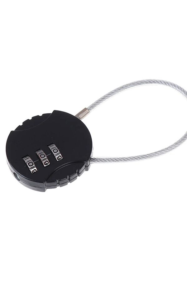 Choice-black Digit Combination Lock, Luggage Locks Suitcase Locks With Code Safe Cipher Lock For Gym Locker 1