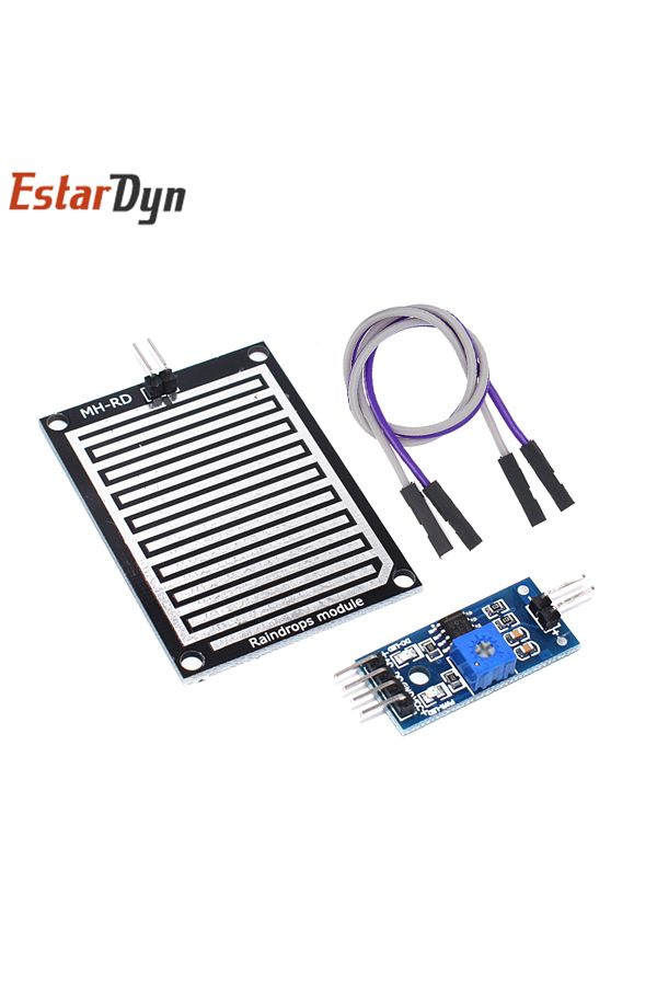 Choice-3.3V-5V Snow Raindrops Detection Sensor Module Rain Weather Module Humidity For Arduino Relay Contro 1