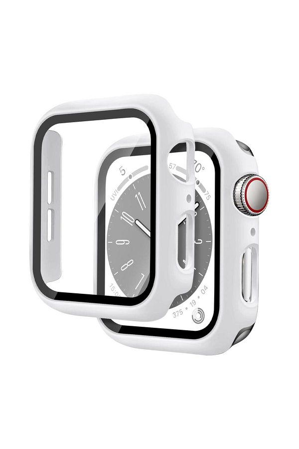 Choice-44mm series 654SE White Glass+Cover For Apple Watch case 46mm 44mm 40mm 45mm 41mm 42mm 38mm Screen P 1