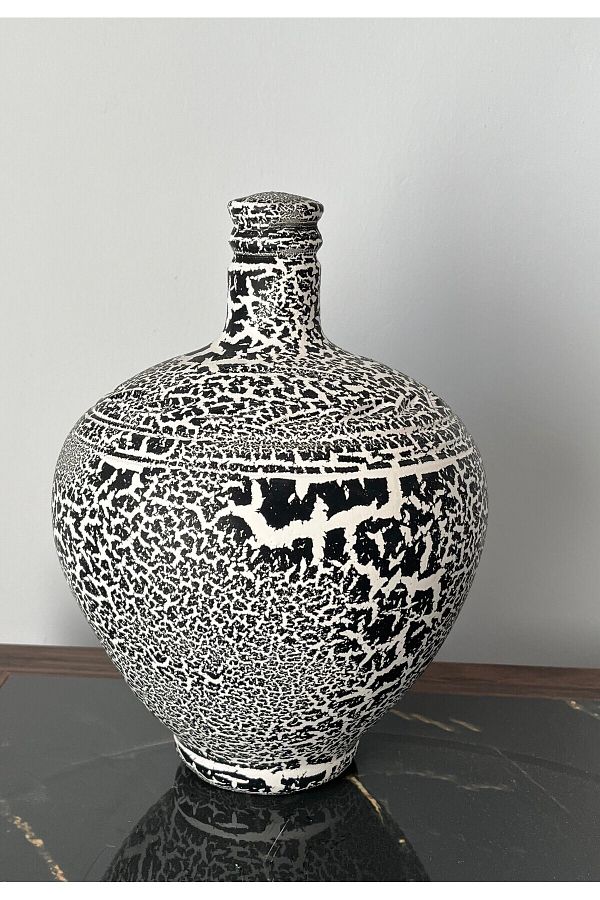 ARKHERA-Patterned Plaster Piggy Bank Patterned Medium Size Cannot Be Opened Without Breaking 1