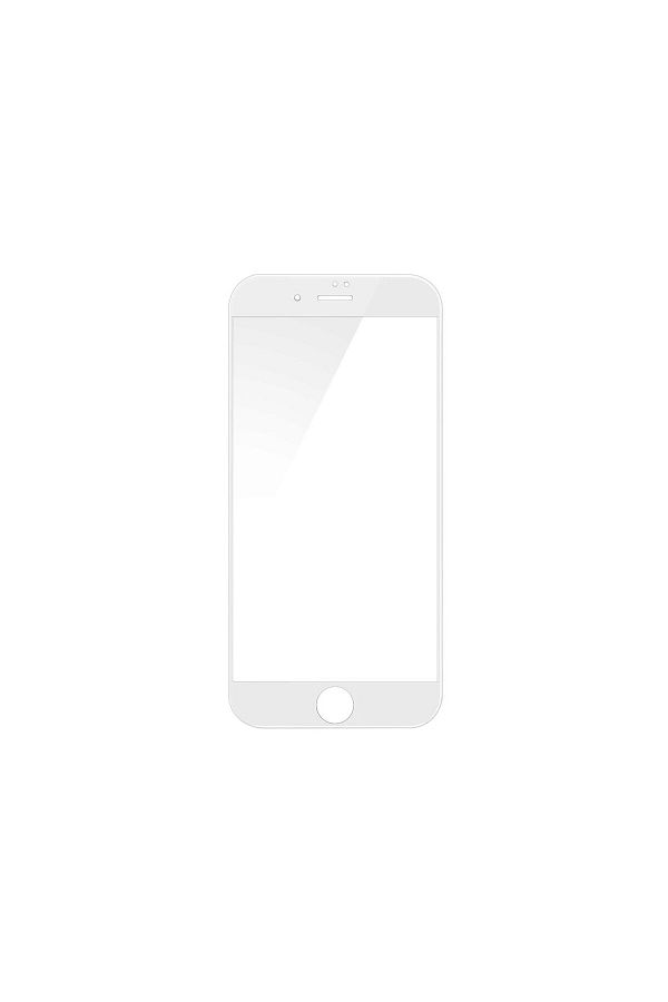 Devia-Folie iPhone 8 Plus / 7 Plus / 6s Plus / 6 Plus Devia Sticla Temperata 3D White (1 fata margini curb 1