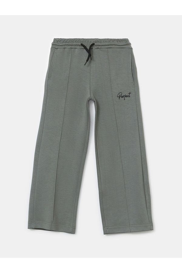 LC Waikiki-Lcw Girl's Sweatpants with Elastic Waist 1