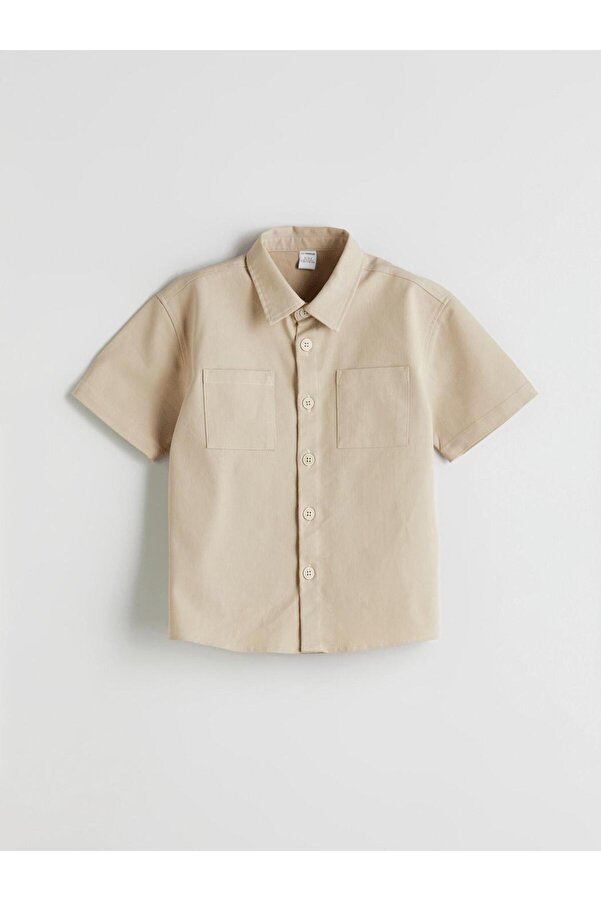 LC Waikiki Peak Yeni Sezon Kısa Kollu Baskılı Erkek Bebek Gömlek