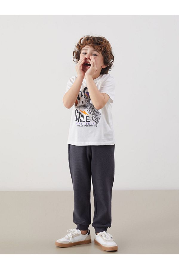 LC Waikiki-Lcw Elastic Waist Boys' Jogger Tracksuit Bottom 1