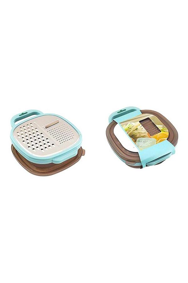 Generic-PARFAIT Durable High Quality Box Grater with Food Container Multicolor HB3232CC 1