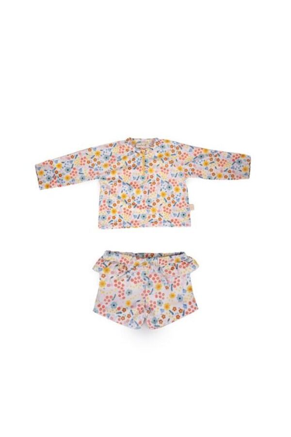 Miela Kids UV Korumalı Alt Üst Kız Bebek Set - Pretty Floral