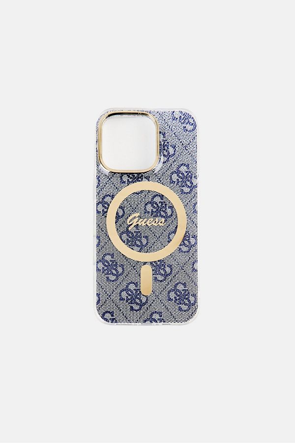 Guess-iPhone 16 Pro MagSafe Compatible Phone Case, Blue 1
