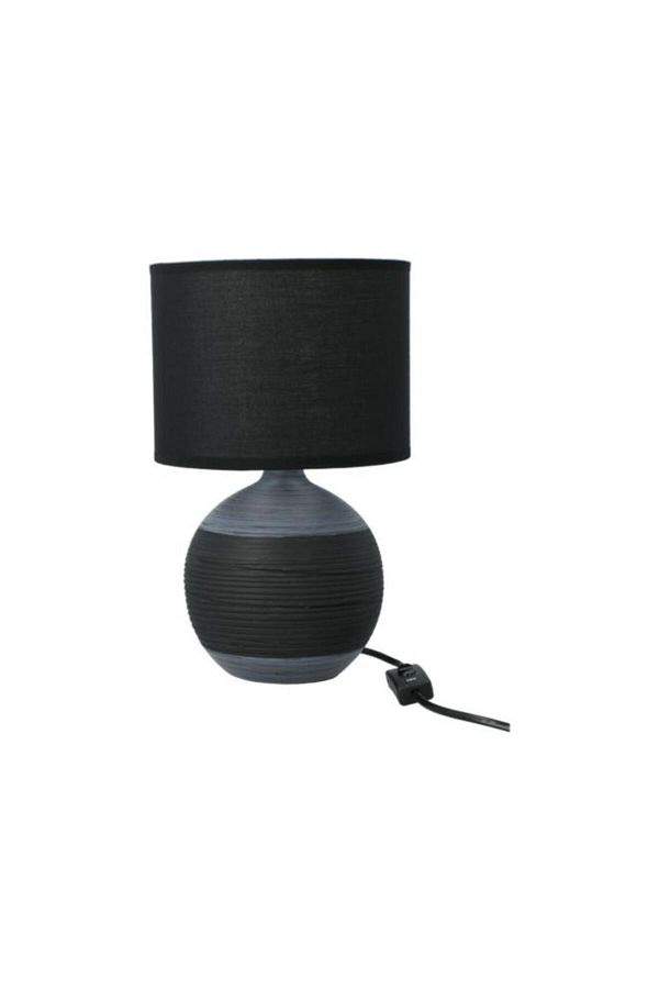 Generic-Micasa High Quality Elegant and Modern Design Table Lamp Black and Grey D4004 1