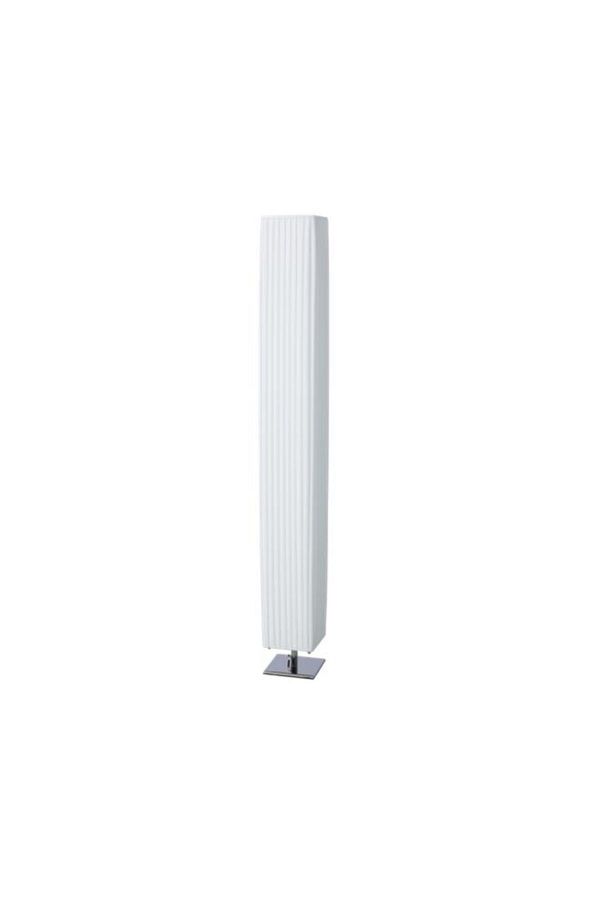 Generic-Delta Art 220V E27 LED Minimalist and Elegant Design PE Shade Floor Standing Lamp White 1