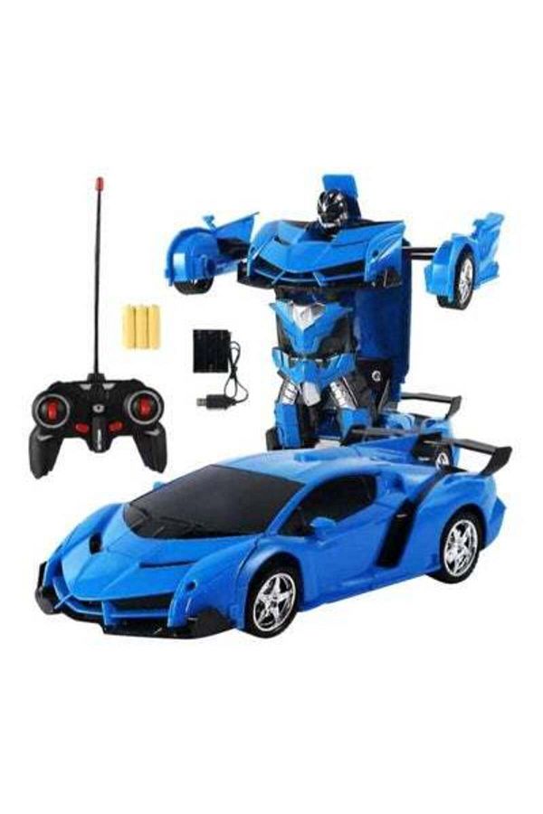 HALAMODO-2-In-1 Remote Control Car And Transformation Robot Model Kit 1