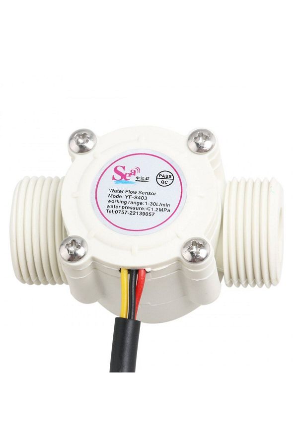 ROBOFUN-Water flow sensor YF-S403 G3 / 4 1-30L / min 5-24V 1