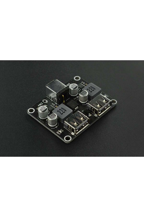 ROBOFUN-DF Robot buck module fast charging with 2 USBs 1