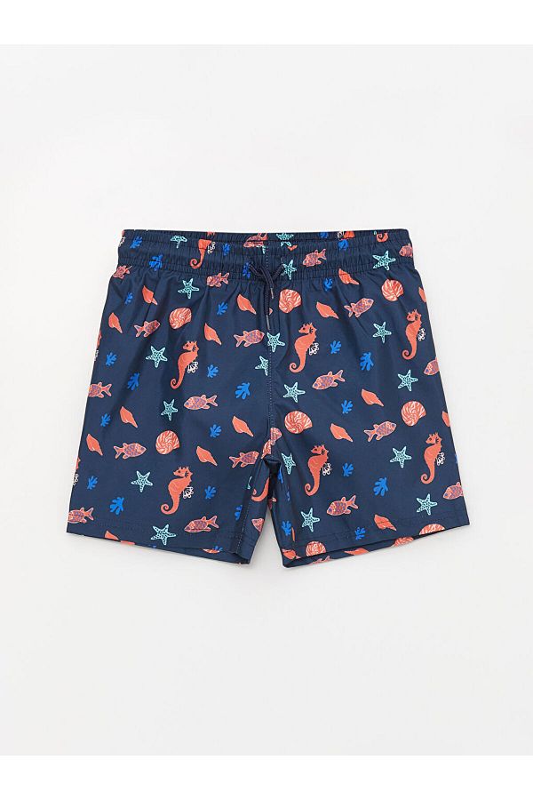 LC Waikiki-Quick Dry Boys' Swim Shorts with Elastic Waist 1