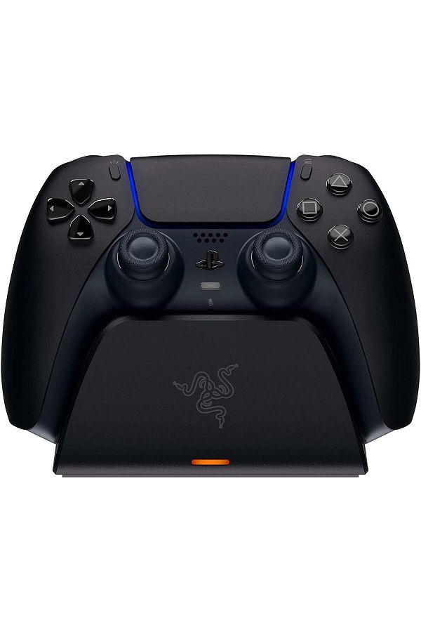 RAZER-Quick Charging Stand for PlayStation 5 by Razer - Curved Design Compatible with DualSense Wireless C 1