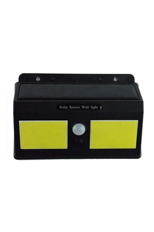 SIKS-® solar lamp, 96 LED COB, led light, motion sensor, function selection, black 1