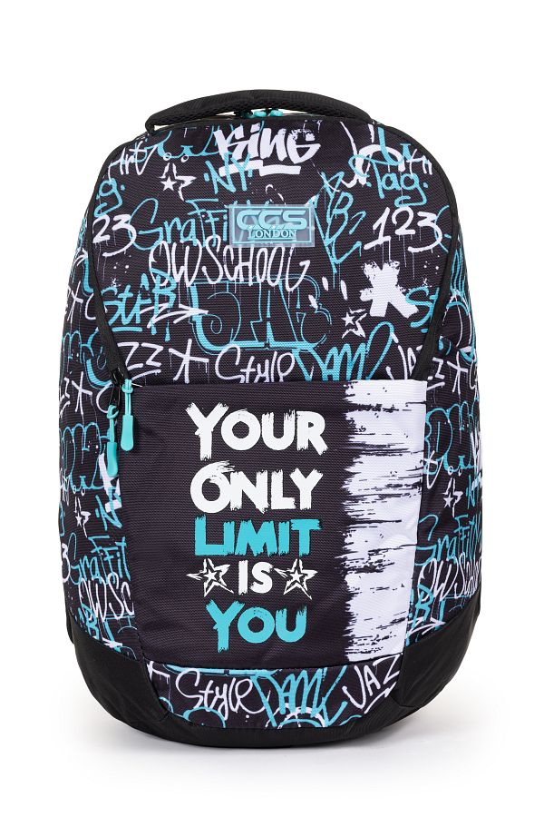 Necati Çanta-Speak Your Style: Energetic Backpack with Graffiti Pattern 1