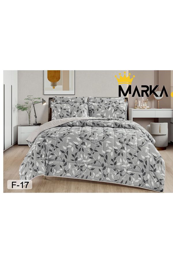 Mark-Double bed sheet with a floral pattern, reversible design, to give you a refreshing summer with microfiber materials, size 220*240 cm 1