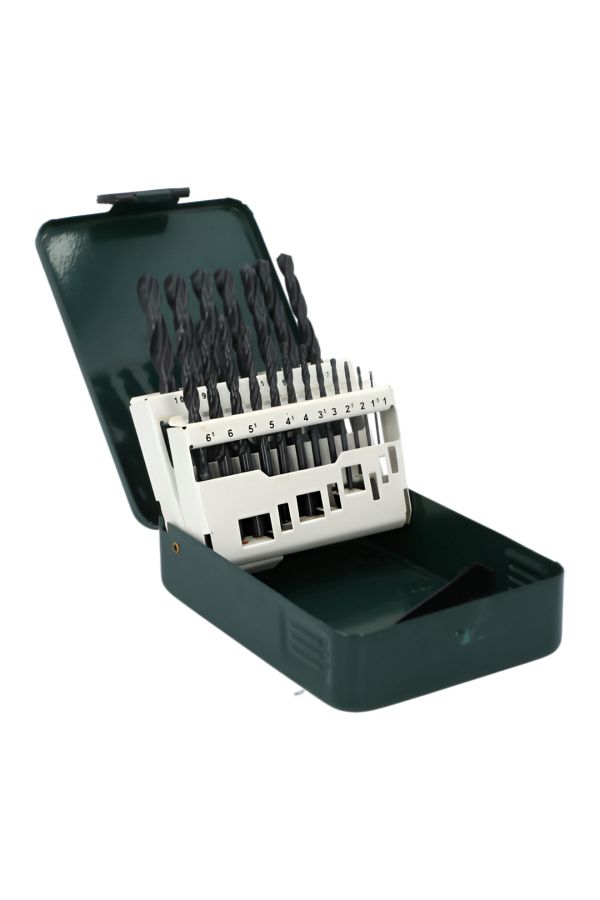Bosch-19-Piece Robust Twist High Speed Steel Chisel Edge Drill Bit Set Multicolor 1