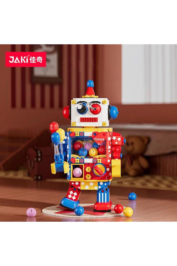 hak-iş oyuncak-Red Pop Marker Robot Lego Block Toy 1