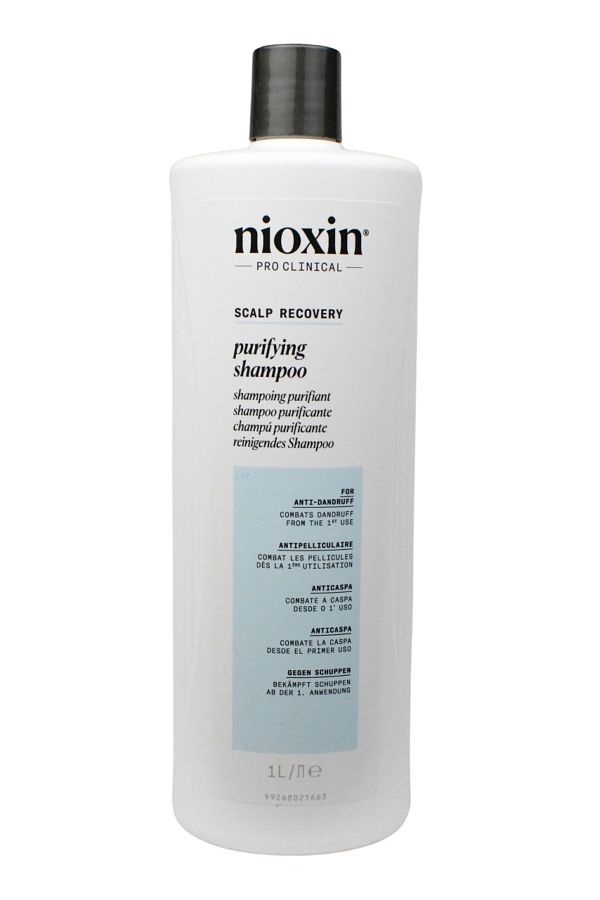 Nioxin-Nioxin Scalp Recovery Anti-Dandruff Purifying Shampoo for Itchy Irritated Scalp, 1 l 1