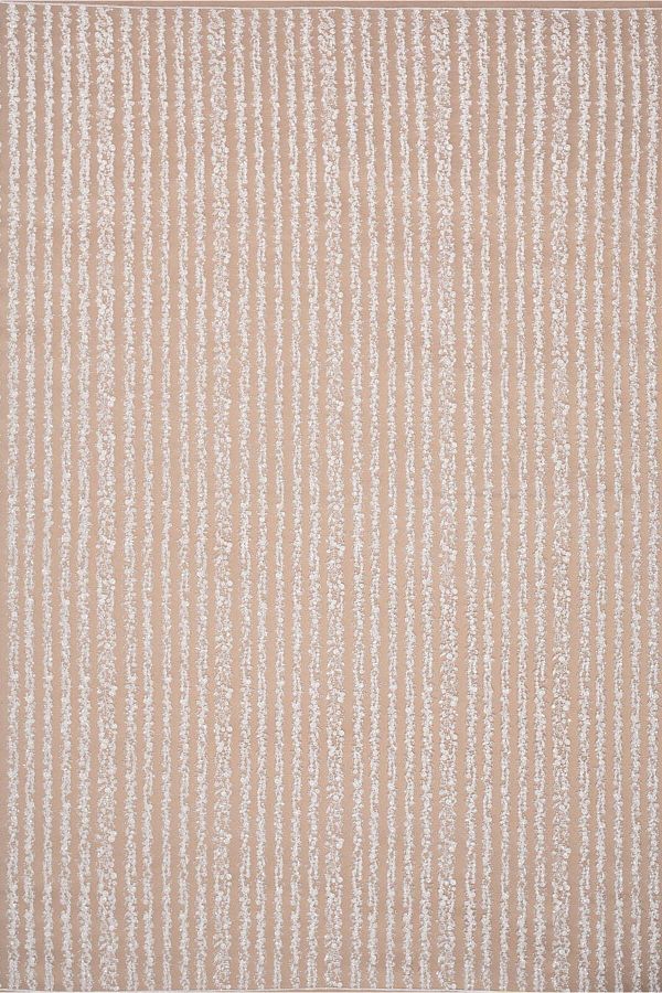 Luxuro-Ivory Lace Linear Pattern, with Pearls and Sequins 1
